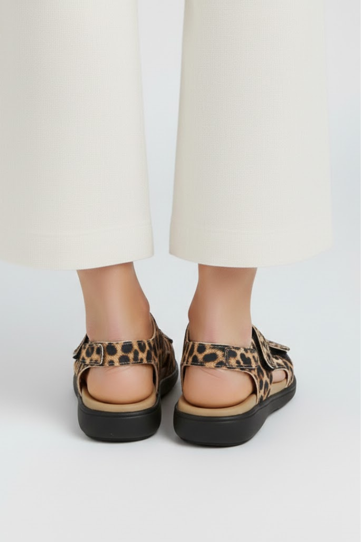 Women's Heeled Sandals – Open-Toe Summer Slip-On Shoes