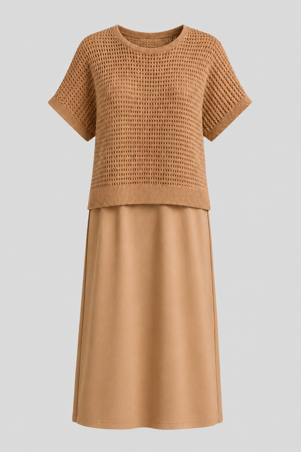 Luxury Two-Piece Layered Dress Set