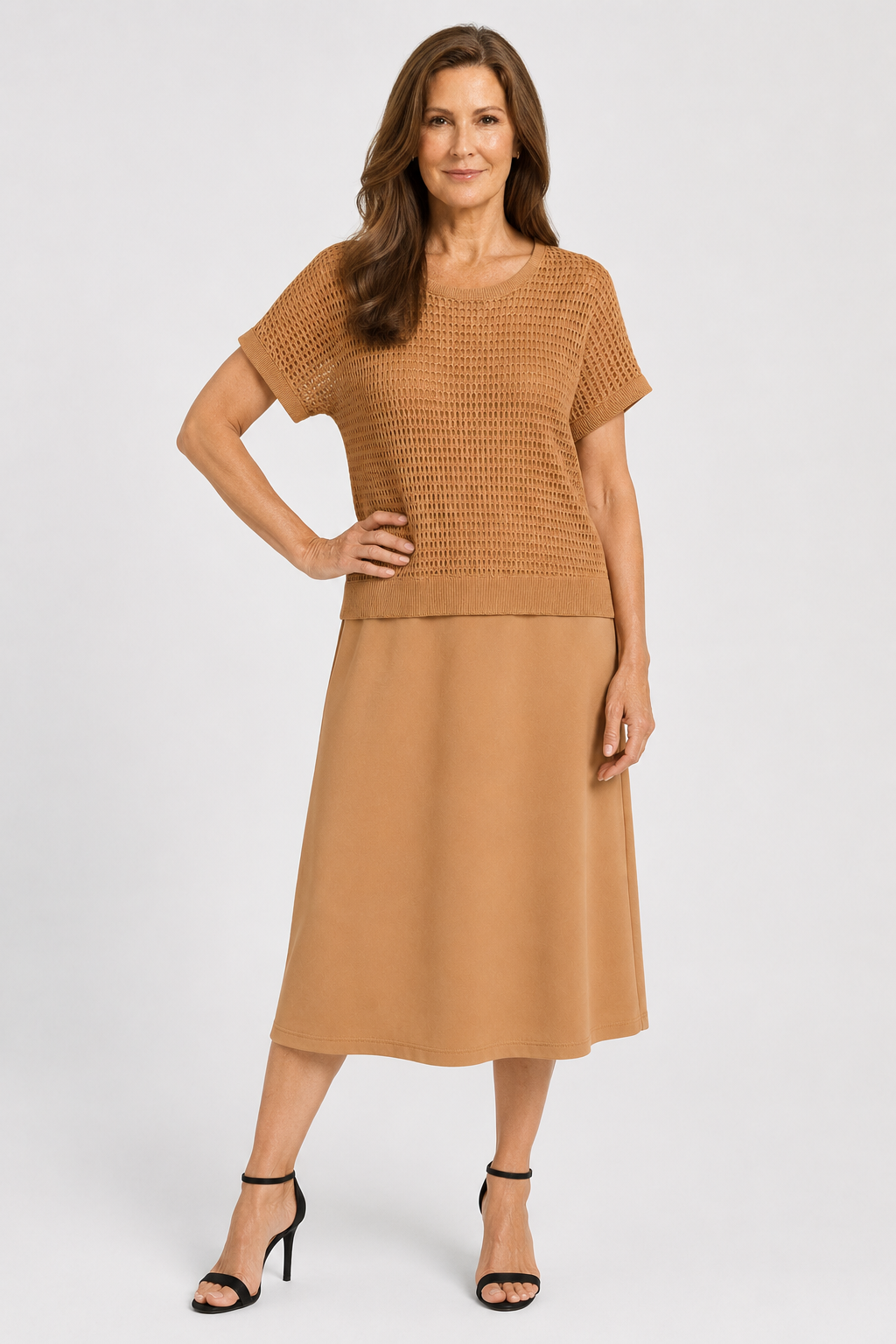 Luxury Two-Piece Layered Dress Set
