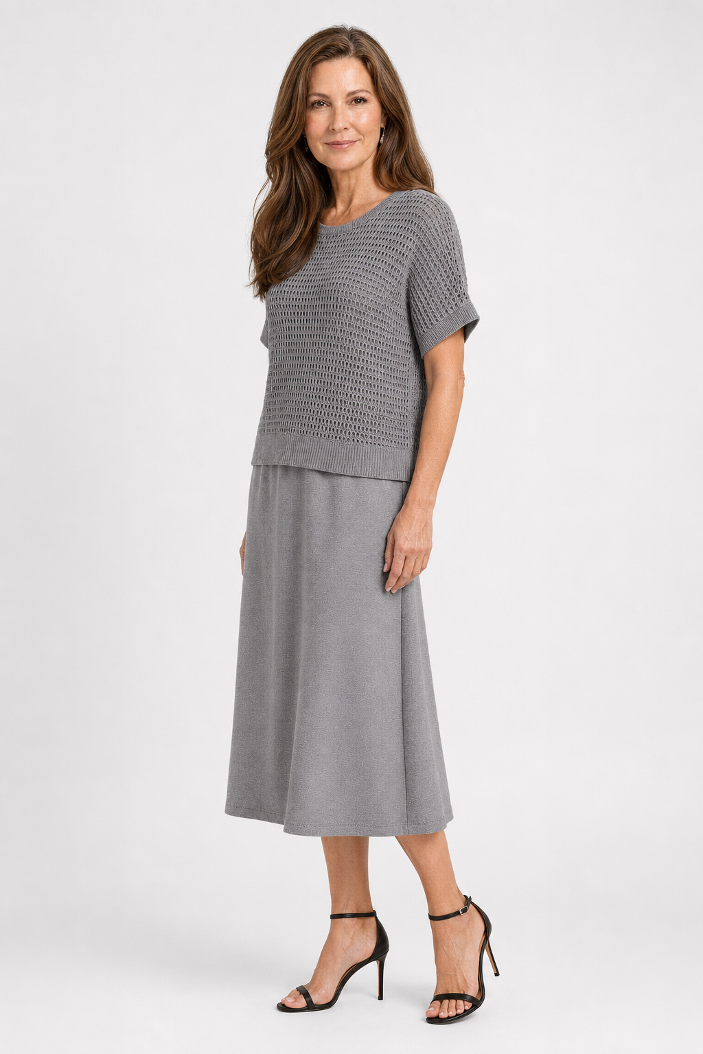 Luxury Two-Piece Layered Dress Set