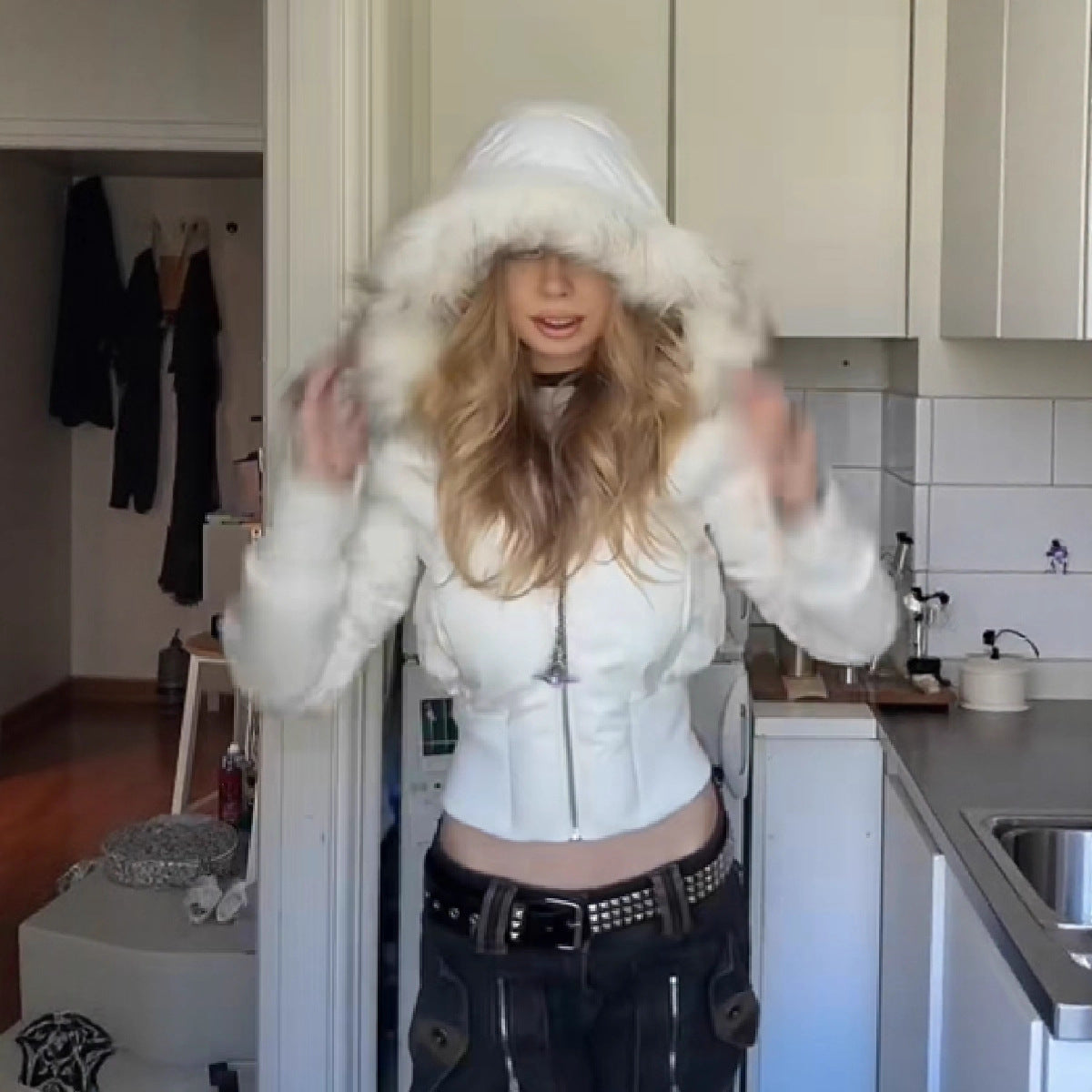 Women's Quilted Elegant Winter Jacket