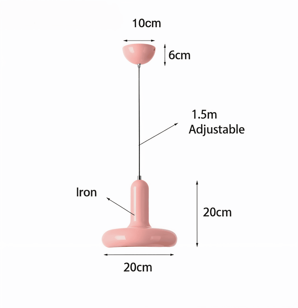 RetroPop Bauhaus Ceiling Lamp - Macaron Style