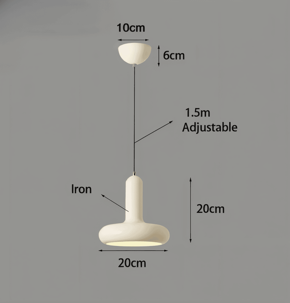 RetroPop Bauhaus Ceiling Lamp - Macaron Style