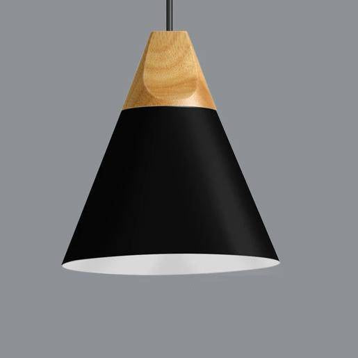 Odelle - Nordic Wood and Metal Pendant Light