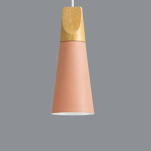 Odelle - Nordic Wood and Metal Pendant Light