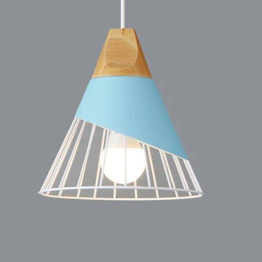 Odelle - Nordic Wood and Metal Pendant Light