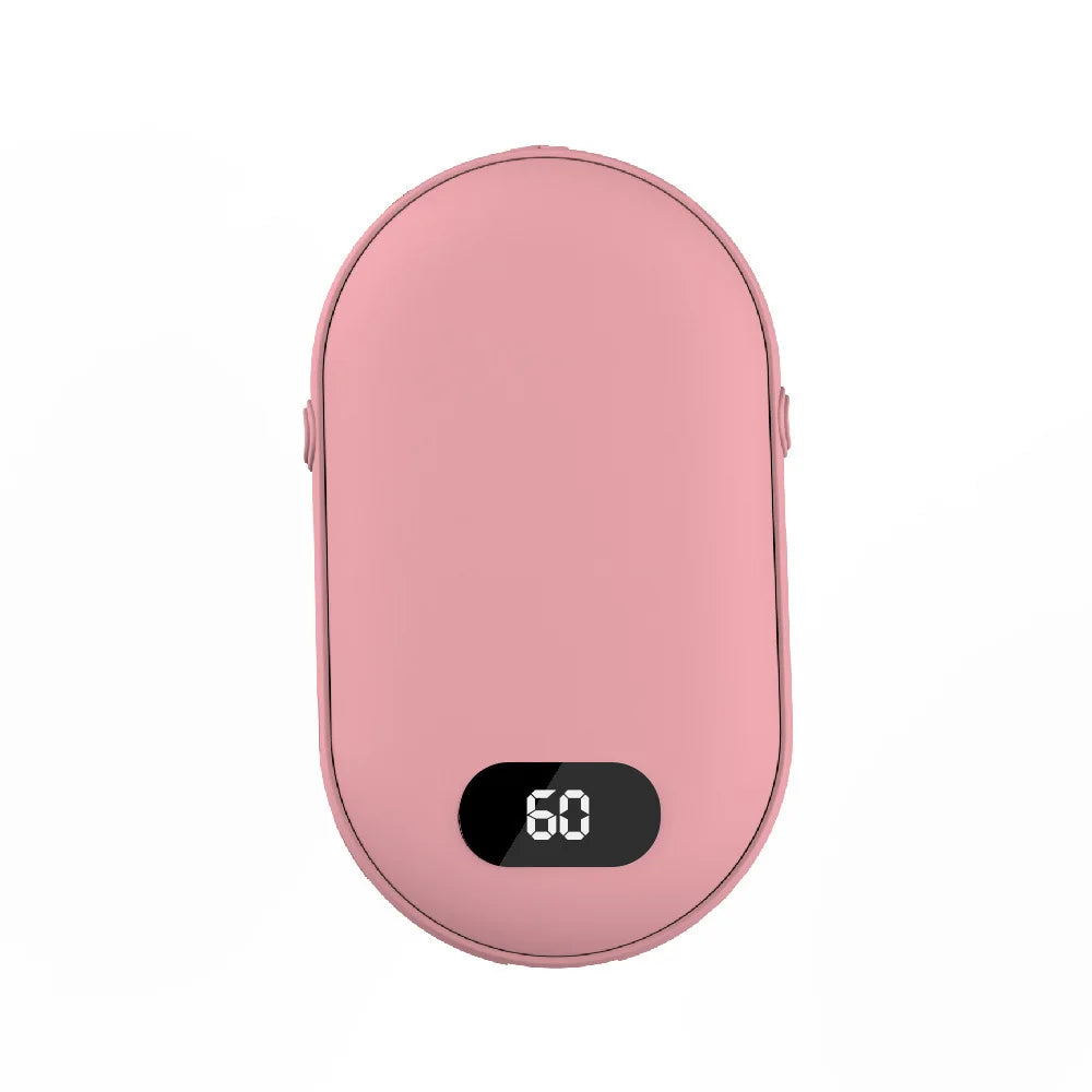 2-in-1 Rechargeable Hand Warmer & Power Bank - USB Pocket Heater