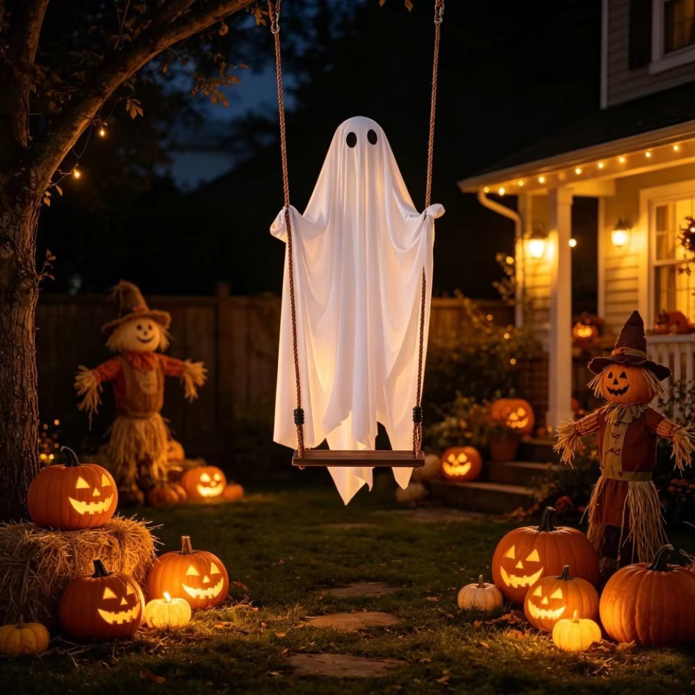 Rocking Ghost Decoration 152cm with Remote Control and Light