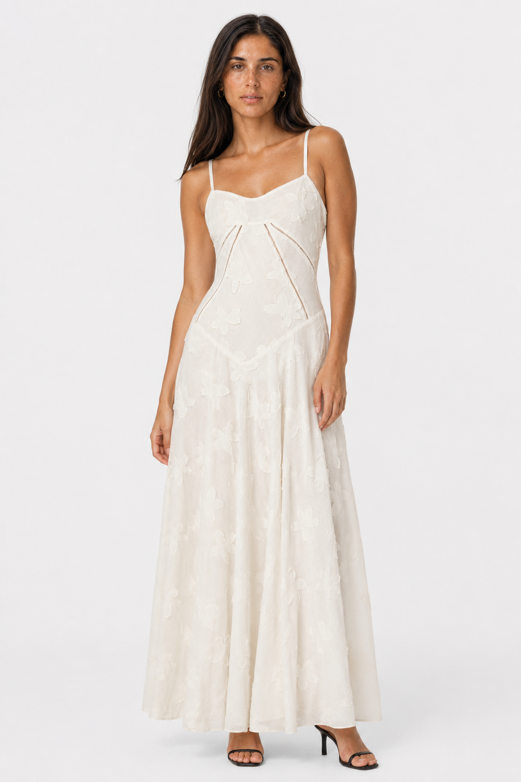 Sleeveless Sweetheart Dress with Structured Lace-Up Back
