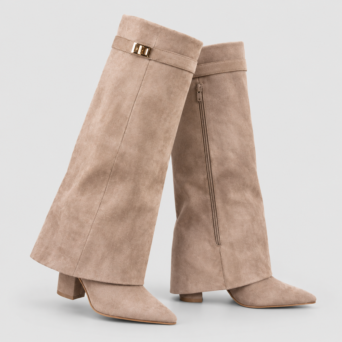 Luxe Suede Over-the-Knee Boots for Women