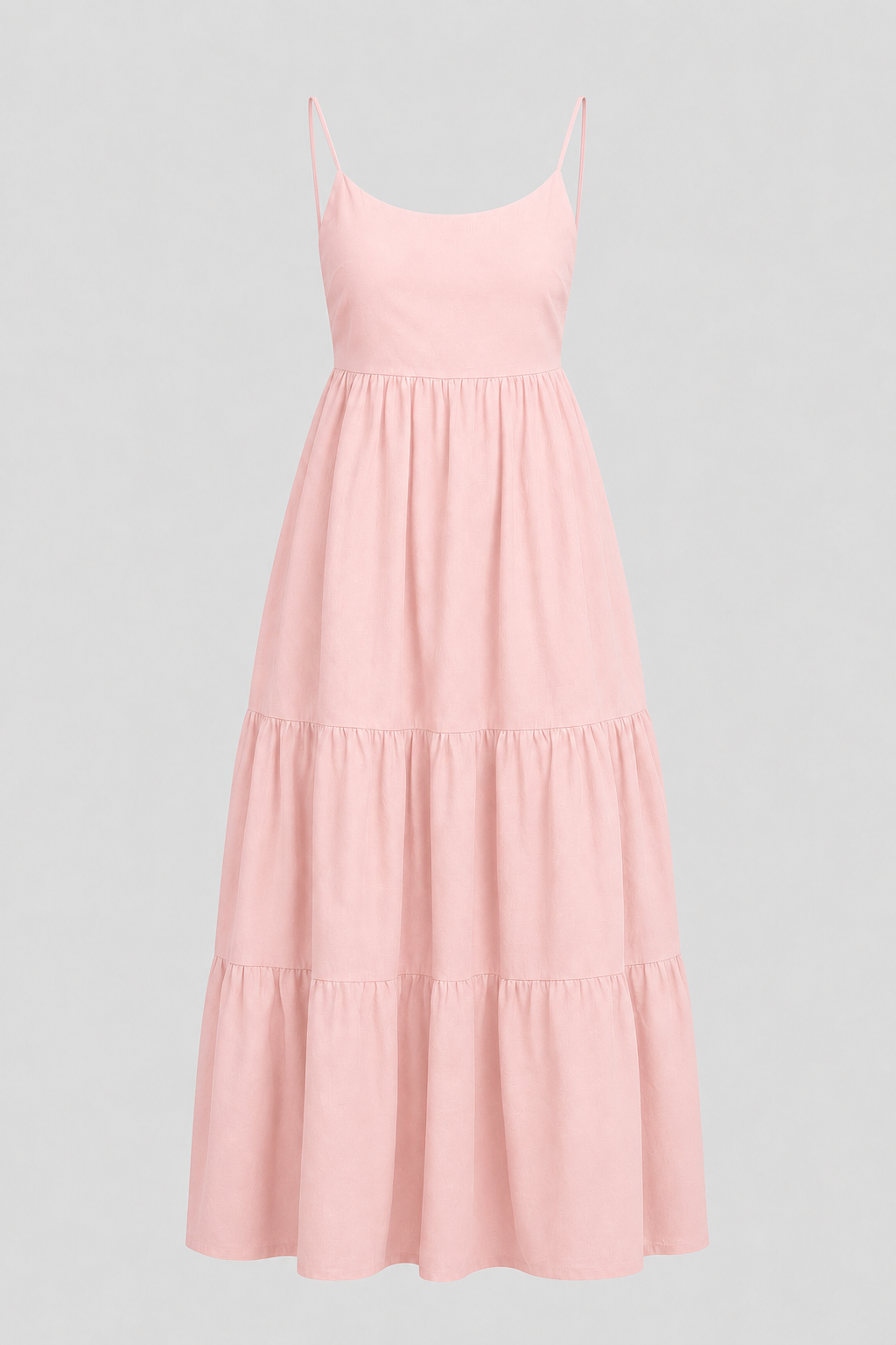 Tiered Spaghetti Strap Maxi Sundress