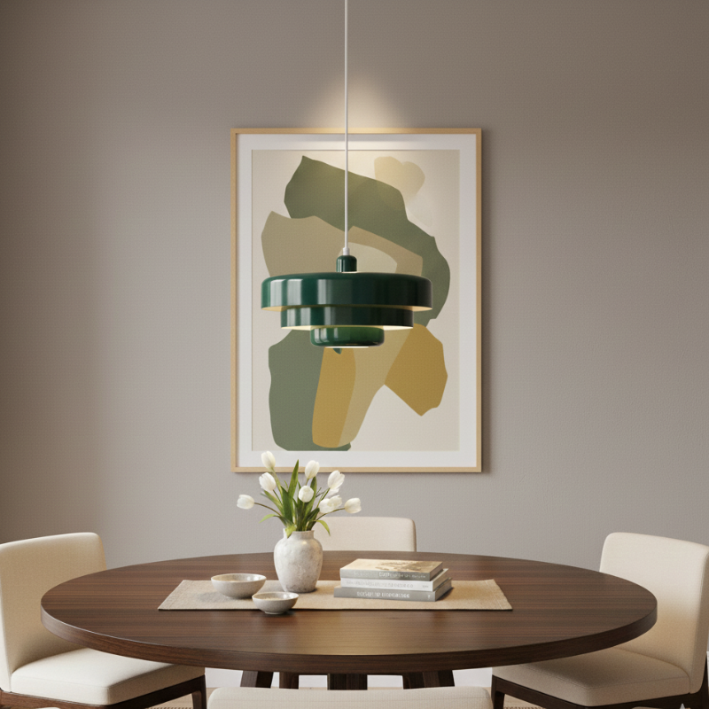Three-Tier Bauhaus Pendant Lamp - Nordic Metal Fixture