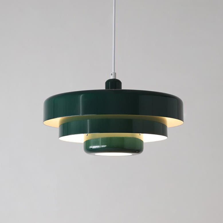 Three-Tier Bauhaus Pendant Lamp - Nordic Metal Fixture