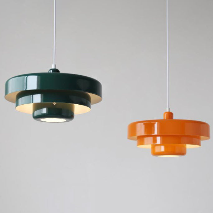 Three-Tier Bauhaus Pendant Lamp - Nordic Metal Fixture