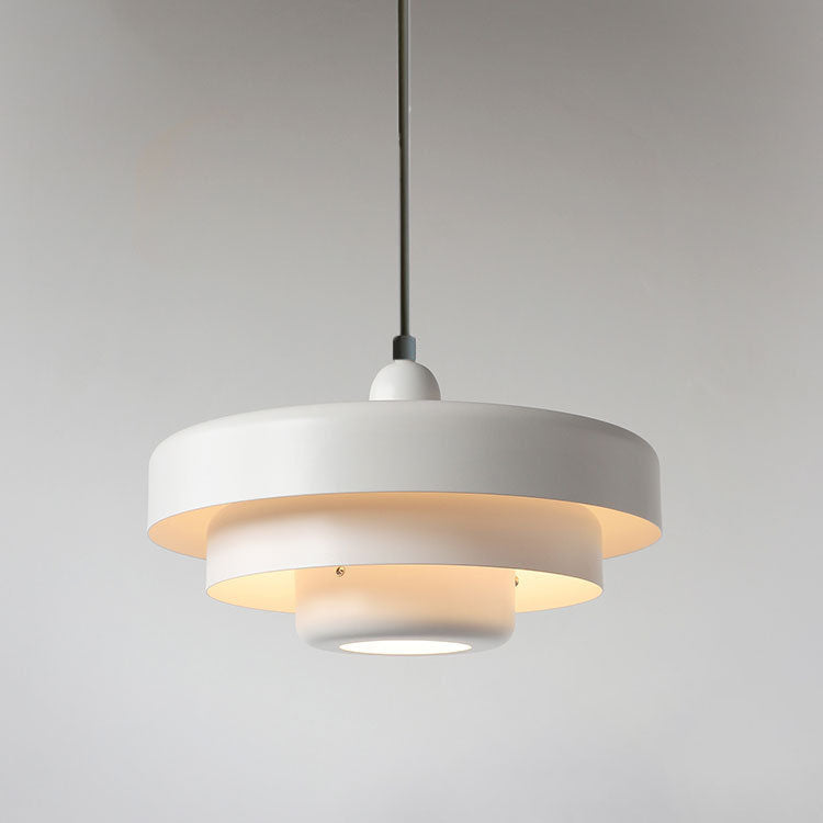 Three-Tier Bauhaus Pendant Lamp - Nordic Metal Fixture