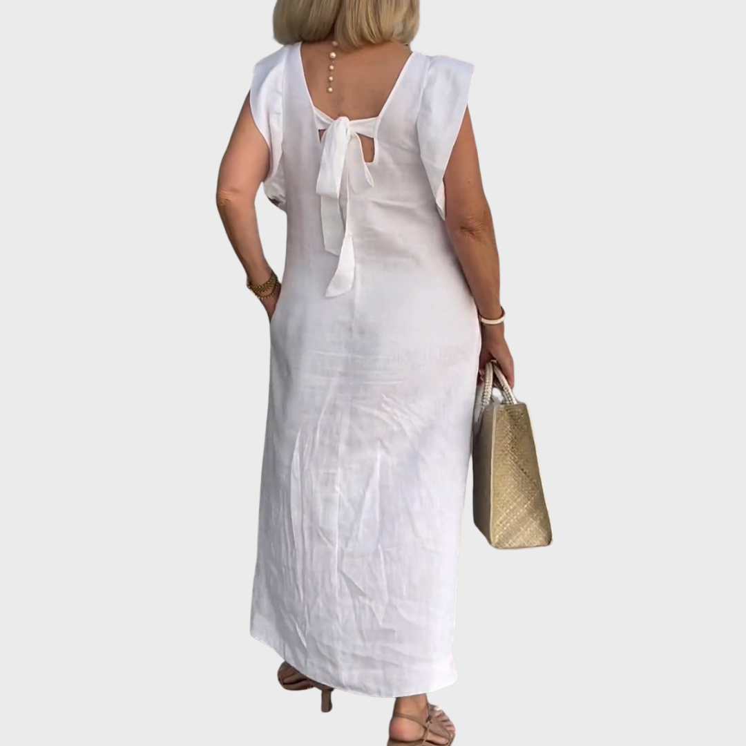 Women's Sleeveless Maxi Dress – Elegant Occasion Wear