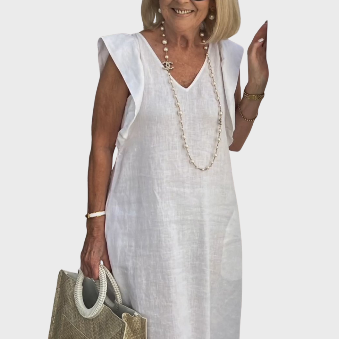 Women's Sleeveless Maxi Dress – Elegant Occasion Wear