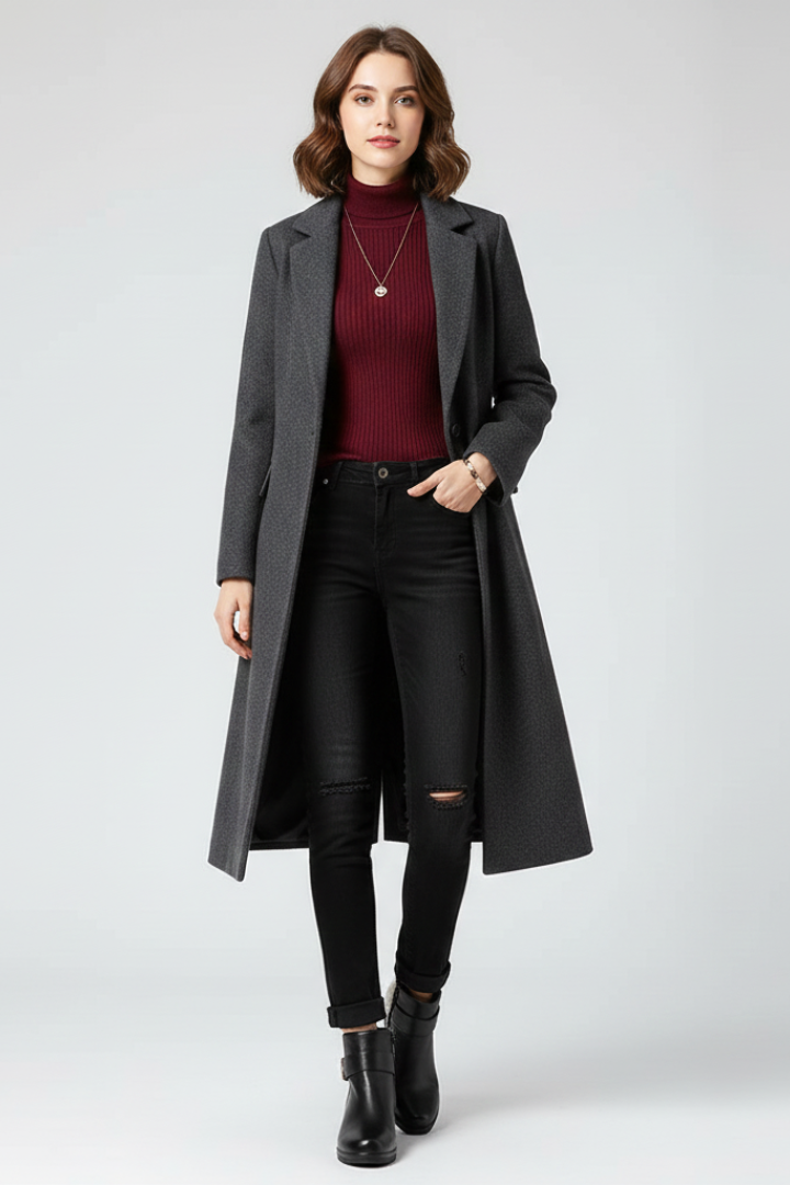 Women's Ankle Boots with Side Zip and Faux Fur in Black/White - View 2.0 | Roselva