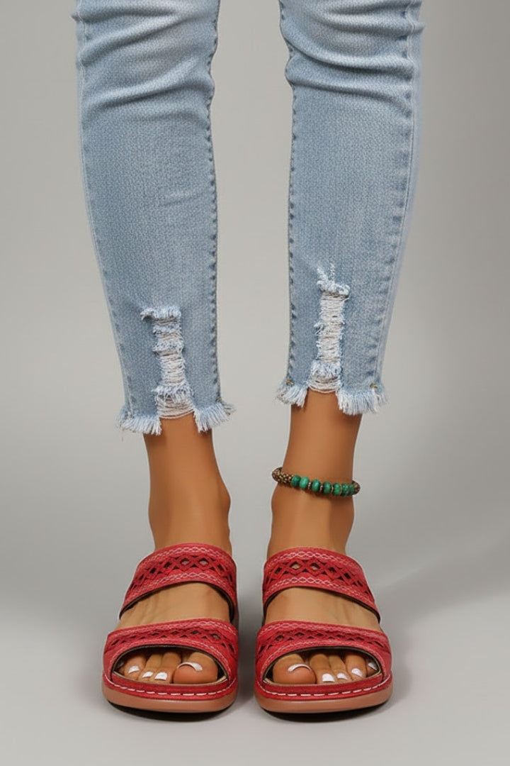 Women's Slide Sandals – Open-Toe Summer Slip-On Shoes