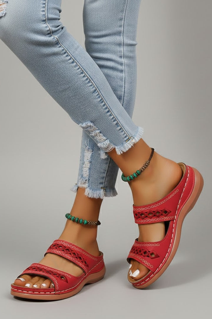 Women's Slide Sandals – Open-Toe Summer Slip-On Shoes