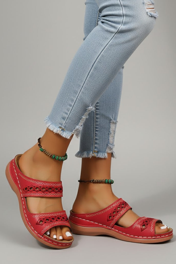Women's Slide Sandals – Open-Toe Summer Slip-On Shoes