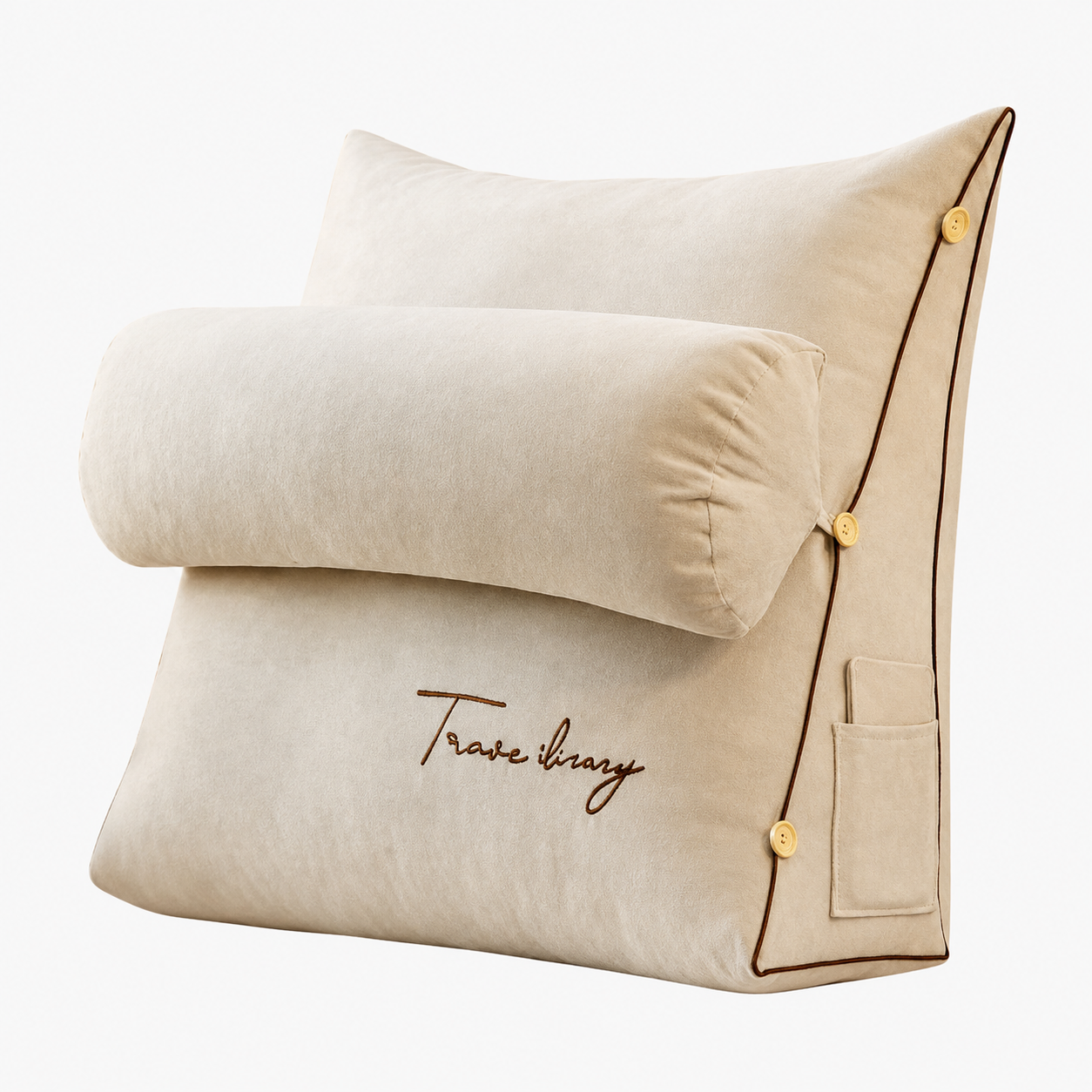 Sleeping Pillow - Triangular Reading Back Support Pillow