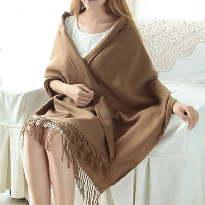 Coleen Cashmere Scarf Brown