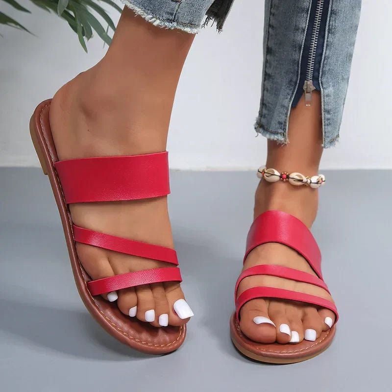 Women's Sandals – Open-Toe Summer Slip-On Shoes