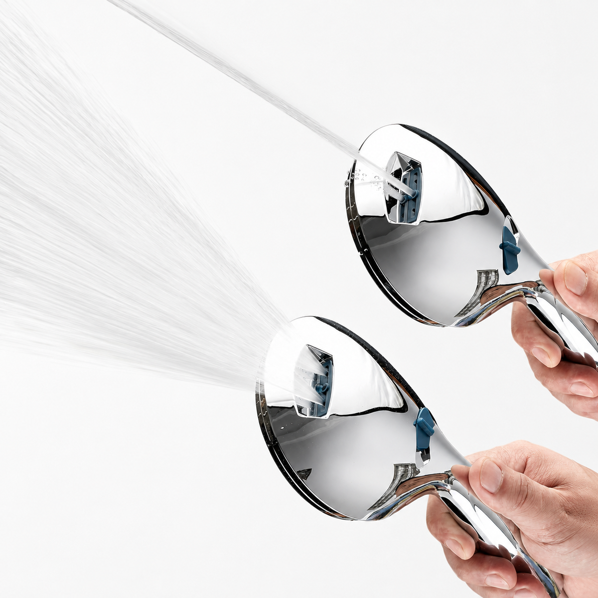 8-Setting High-Pressure Handheld Shower Head with Hose