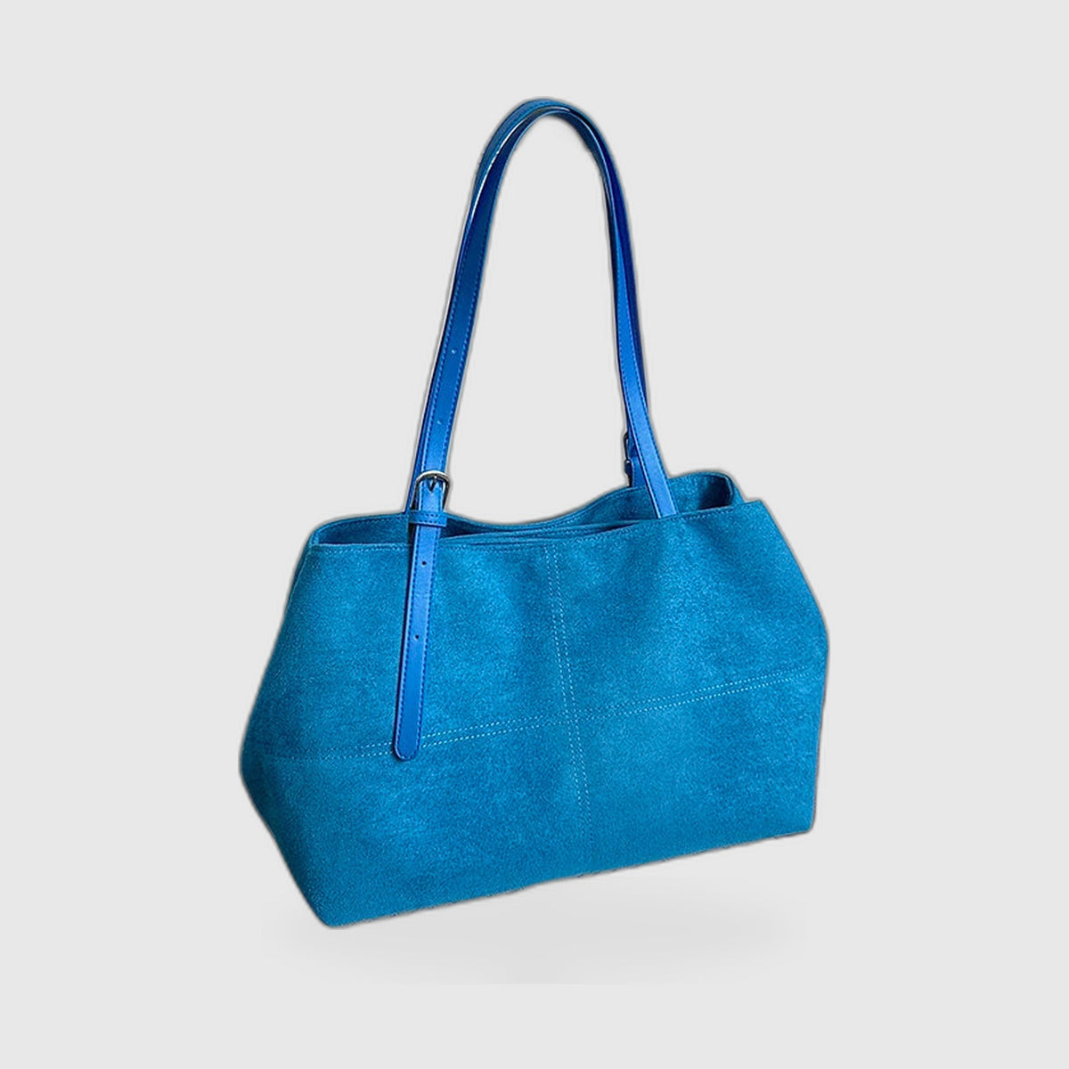 Soft Suede Tote Bag – Minimalist Everyday Shoulder Bag