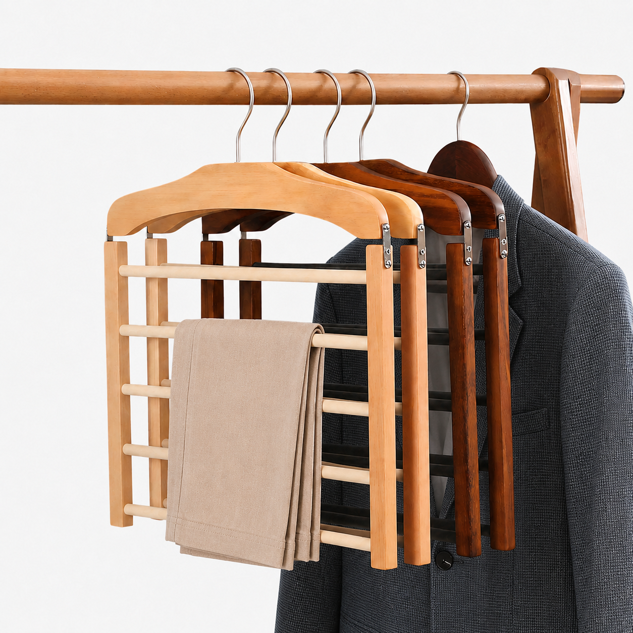 Wardrobe Multi-Tier Hanger (2 Pieces)