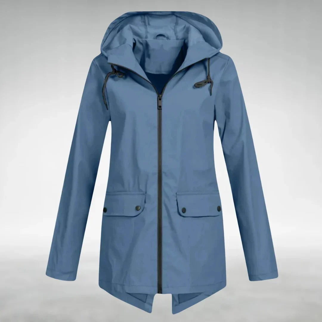 Women's Parka - Drawstring Hood with Extended Back Hem