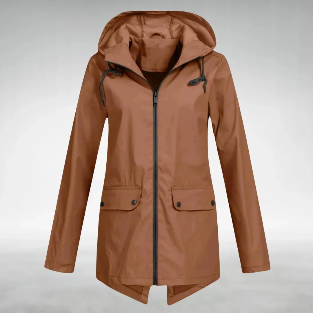 Women's Parka - Drawstring Hood with Extended Back Hem