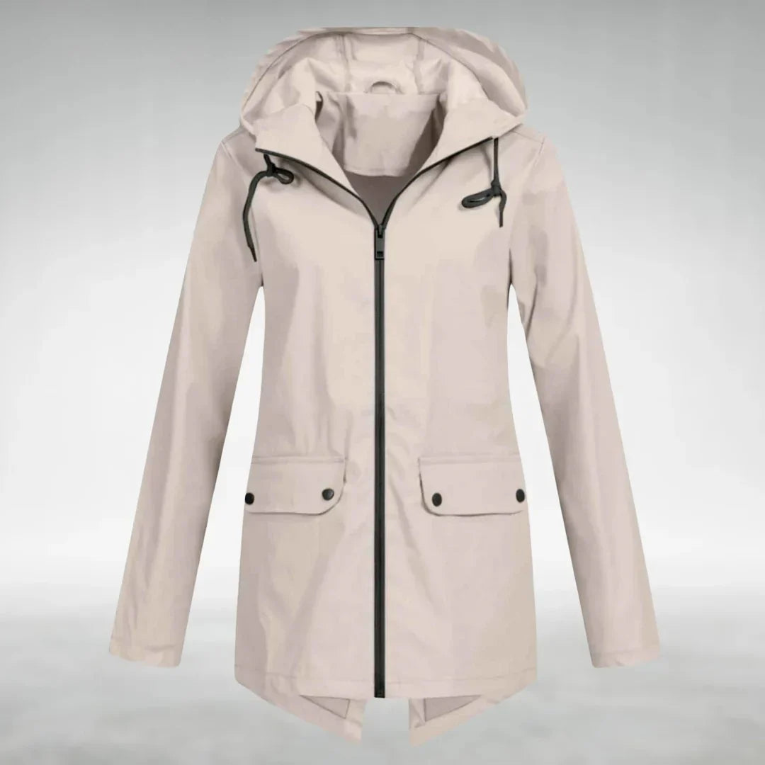 Women's Parka - Drawstring Hood with Extended Back Hem