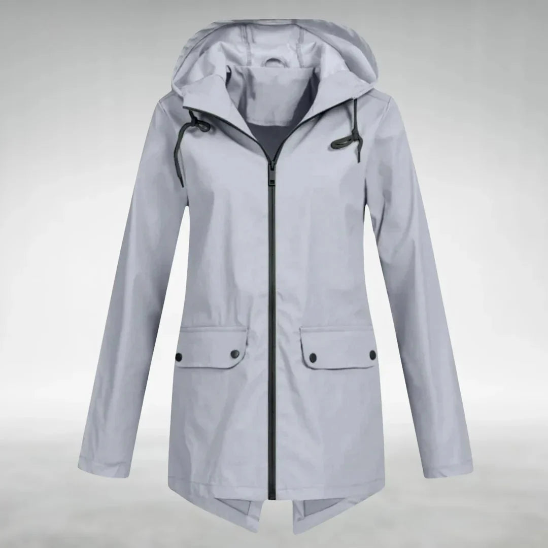 Women's Parka - Drawstring Hood with Extended Back Hem