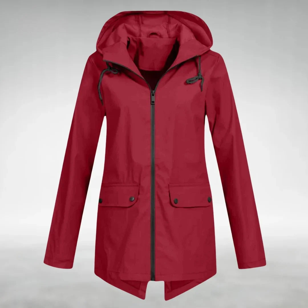 Women's Parka - Drawstring Hood with Extended Back Hem