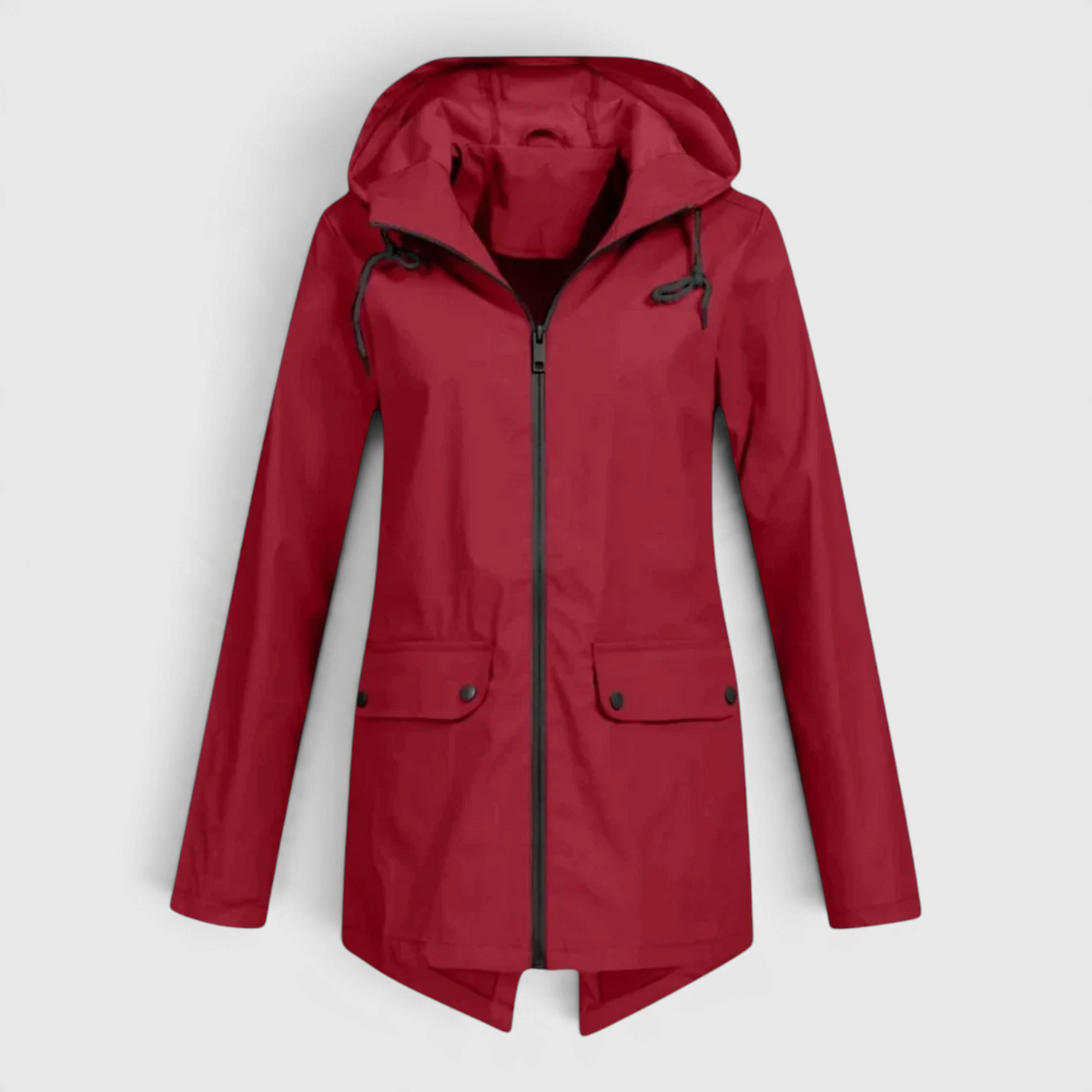 Women's Parka with Drawstring Hood