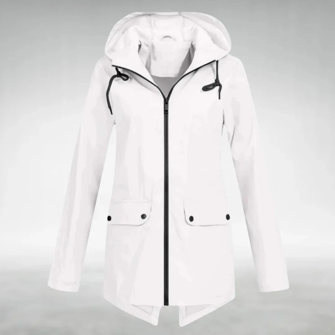 Women's Parka - Drawstring Hood with Extended Back Hem
