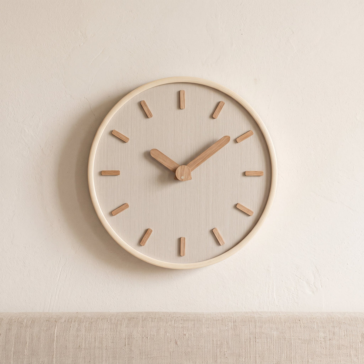 DashClock Silent Wooden Wall Clock