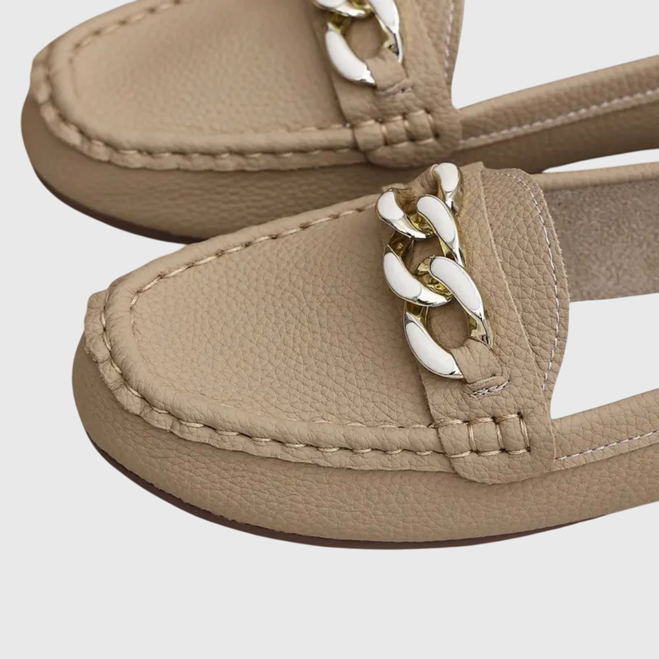 Women’s Chain Detail Moccasin Loafers