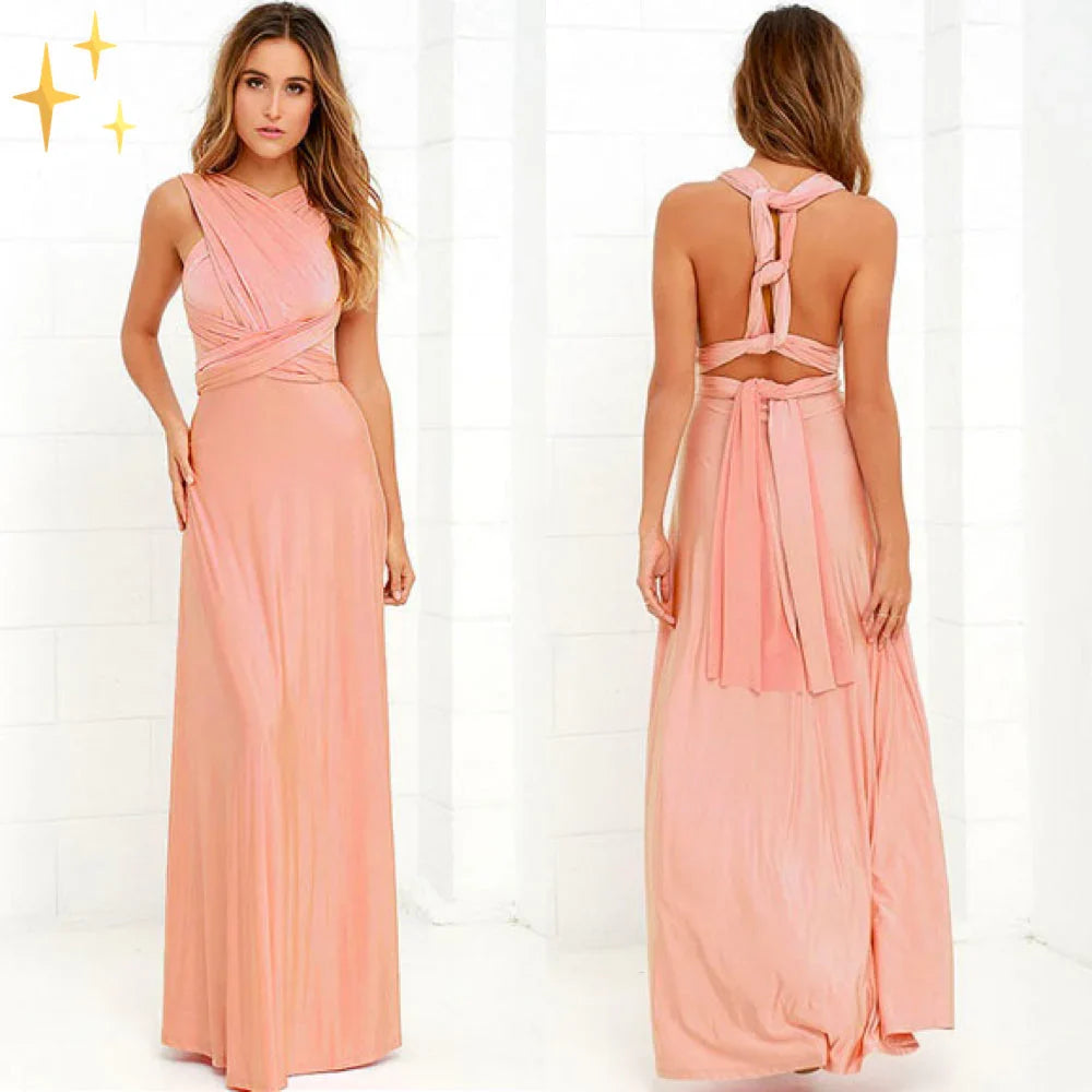 Women's Multiway Wrap Maxi Dress