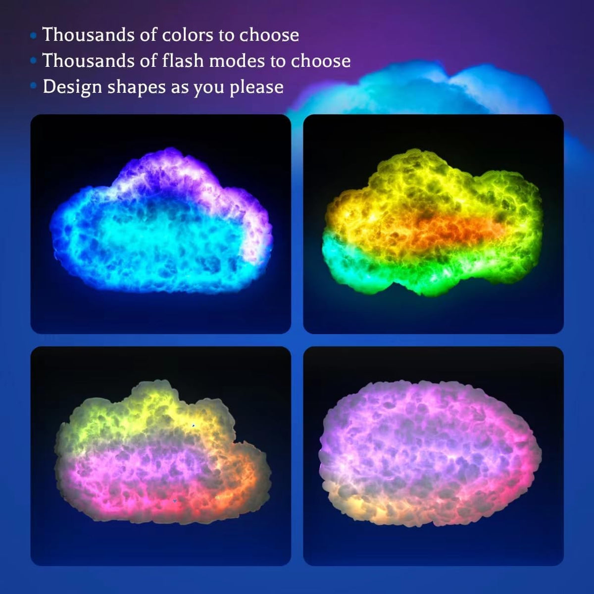 Dream Cloud Light – Music Sync RGB LED Lamp