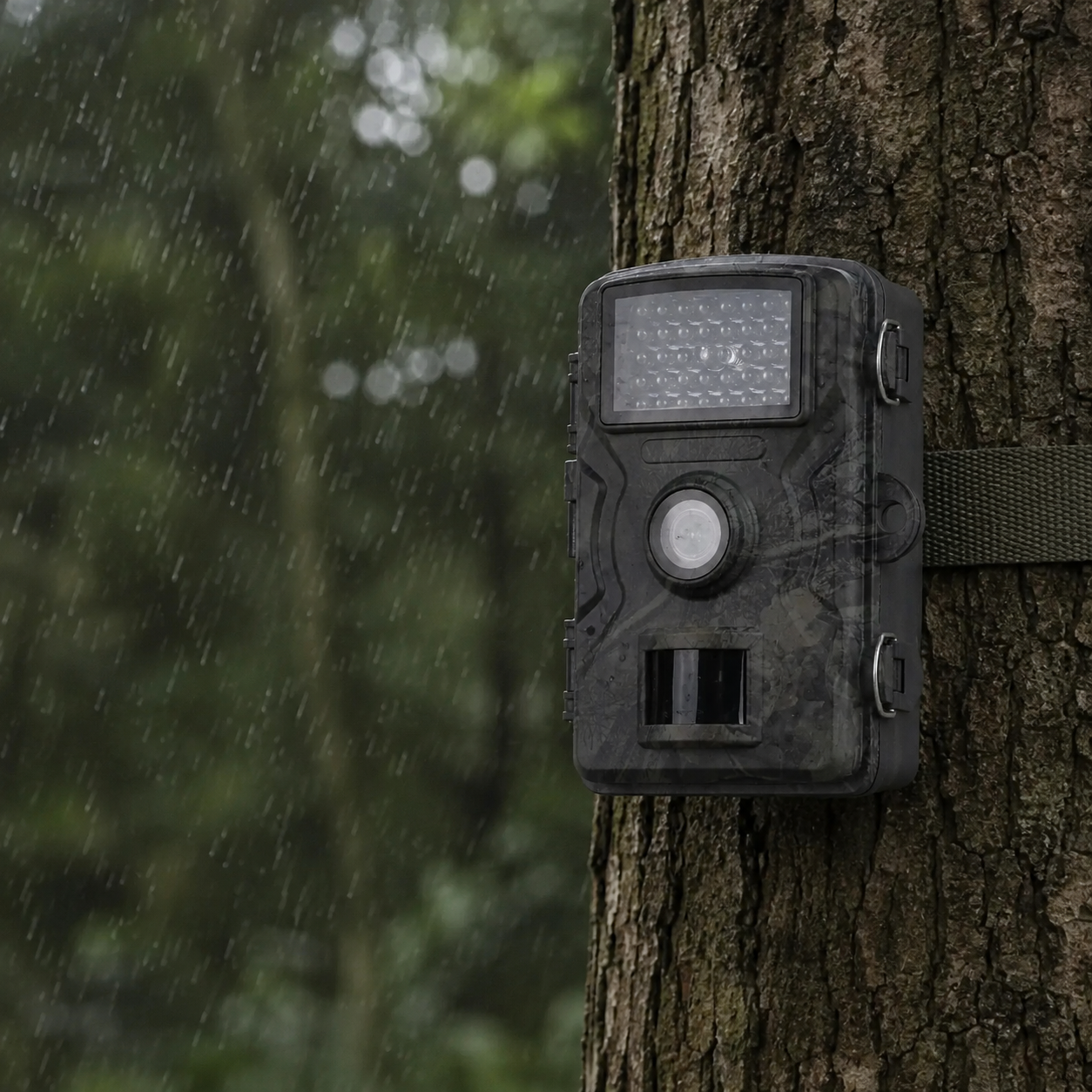 1080P Waterproof Motion-Activated Wildlife & Security Camera