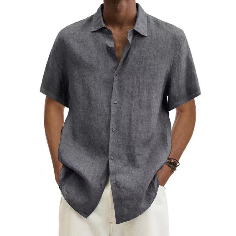 Men's Casual Short-Sleeve Shirt - Everyday Button-Up