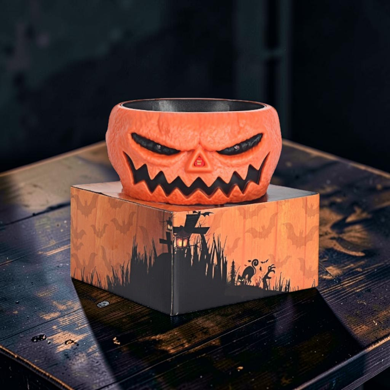 Halloween Candy Bowl with Motion Sensor Skeleton Hand