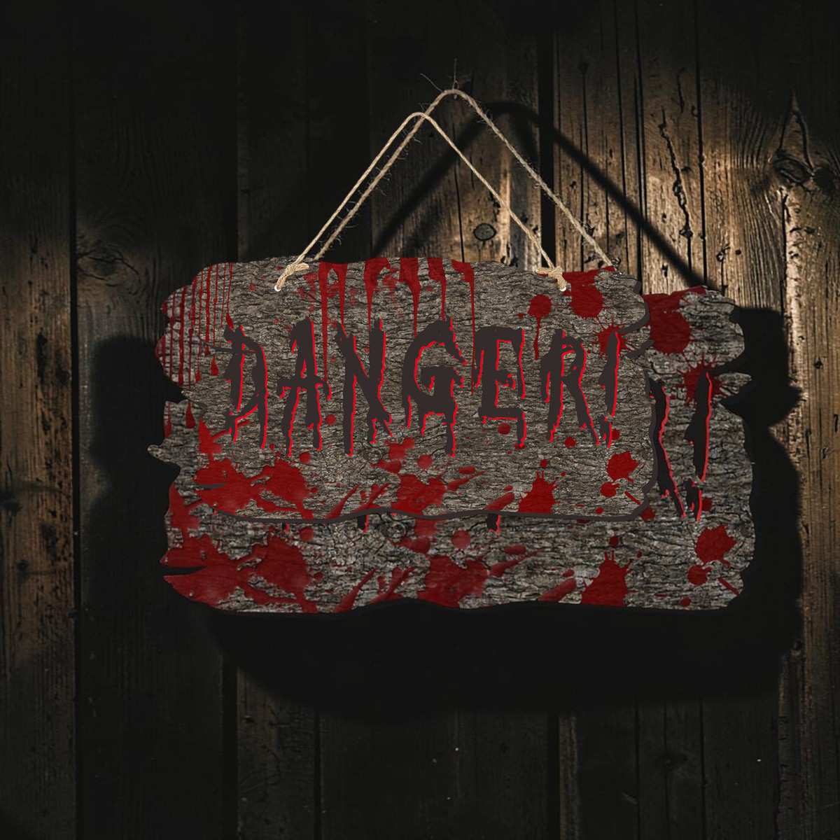 Halloween Door Signs with Spooky Designs