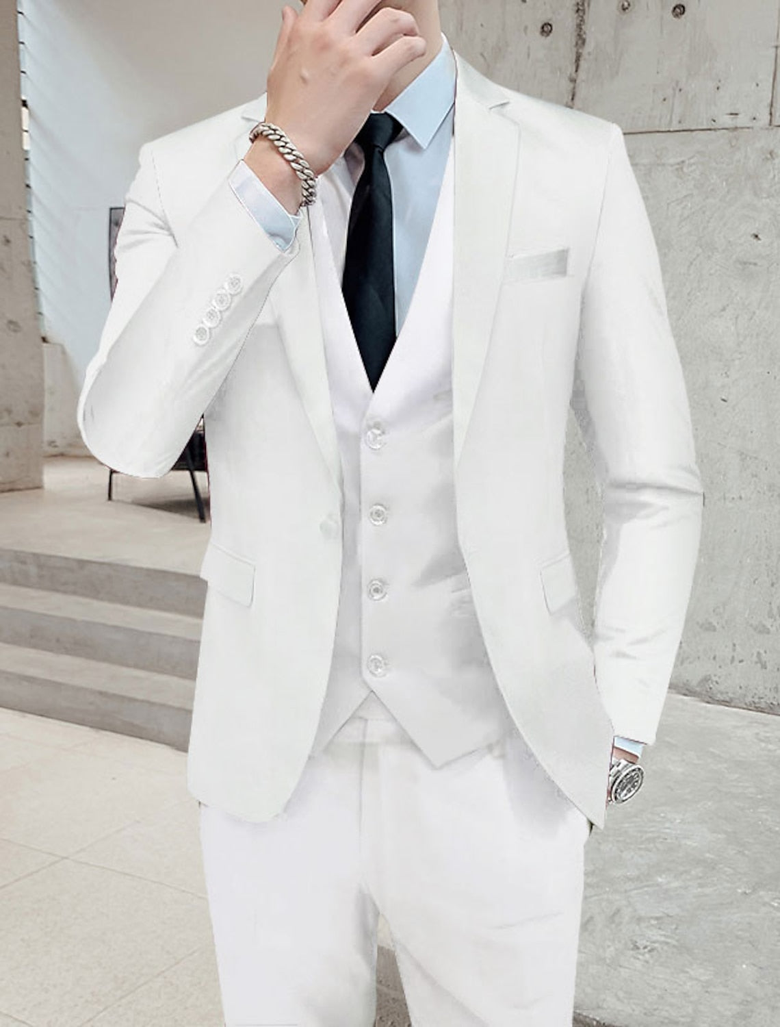 Men's Three-Piece Suit - Two-Button Classic Cut