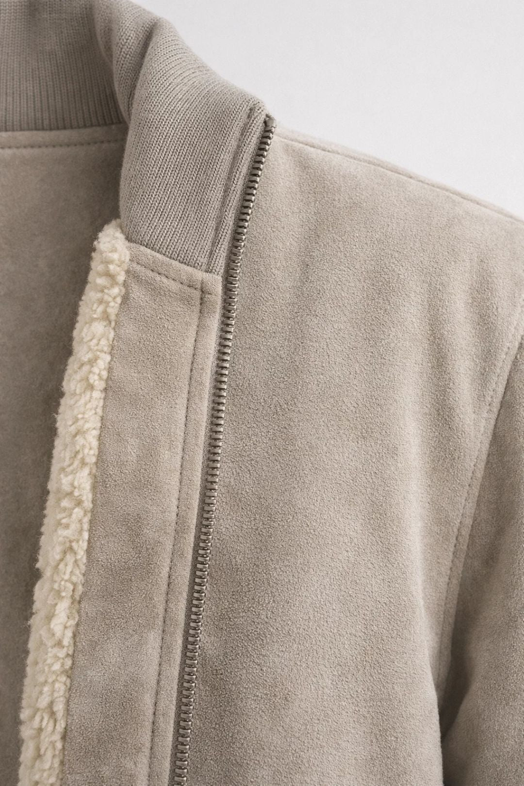 Men's Zip Jacket - Rugged Hip-Length Winter Coat