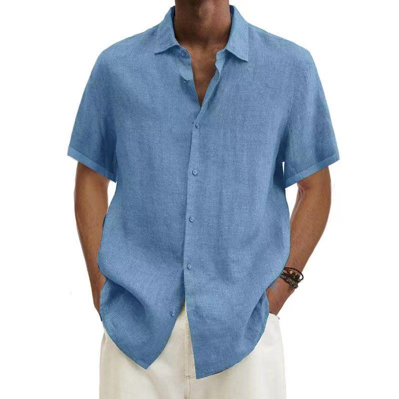 Men's Casual Short-Sleeve Shirt - Everyday Button-Up