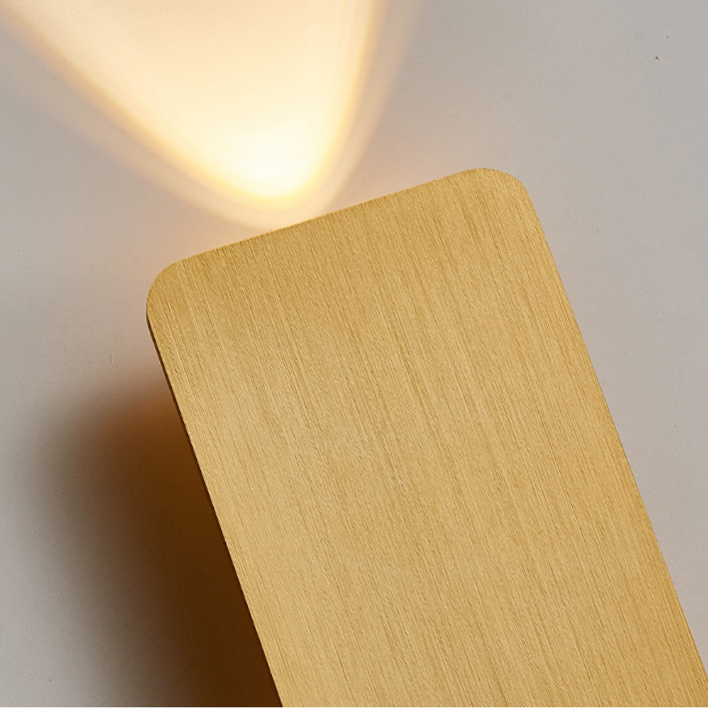 Indoor Rectangular LED Wall Lamp - Modern Metal Design